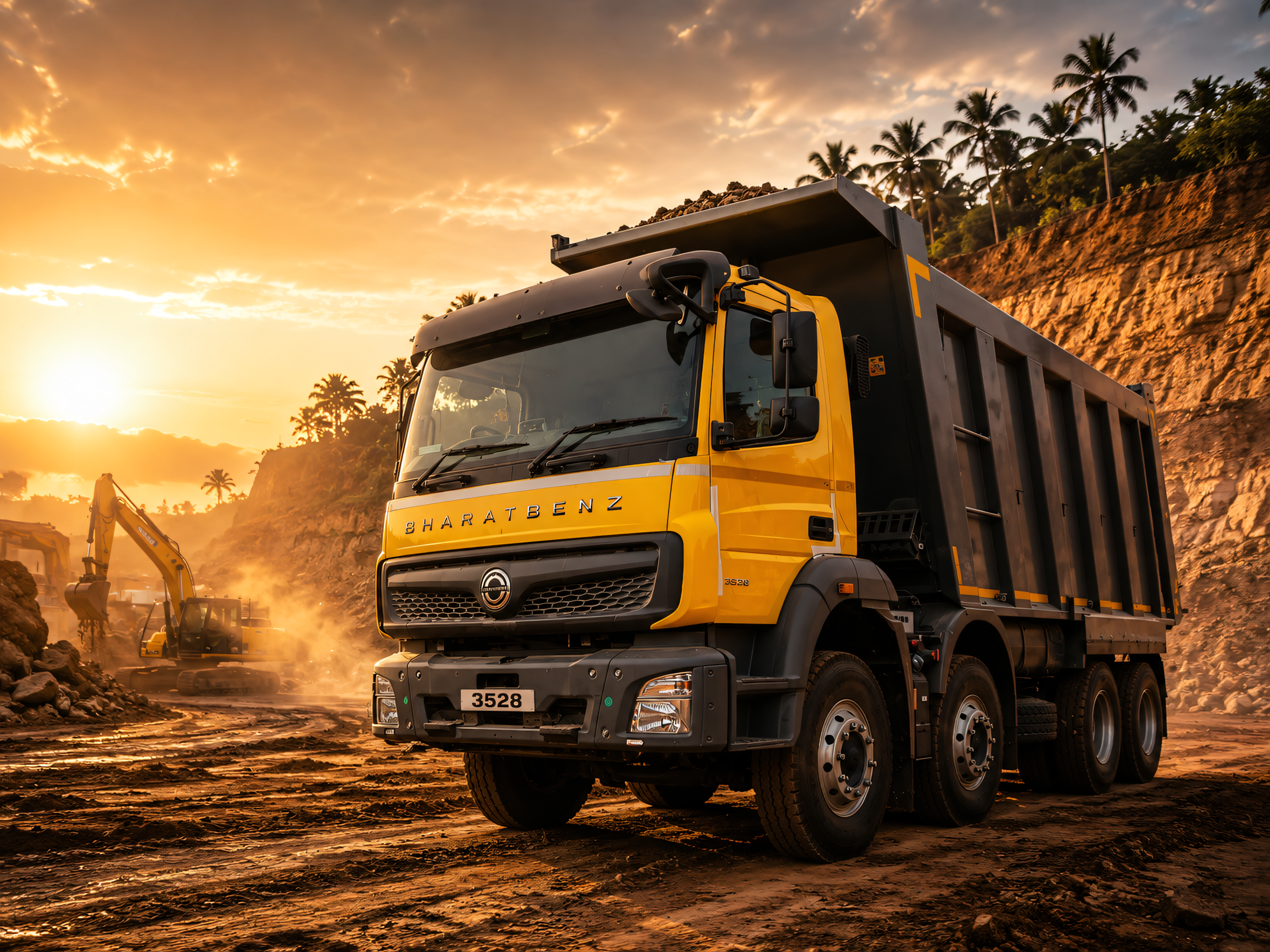 BharatBenz 10-Wheeler Tipper